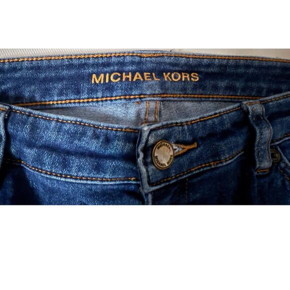 Michael Kors Jeans Women's Blue Mid Rise Medium Wash - Size 10 - Picture 2 of 10